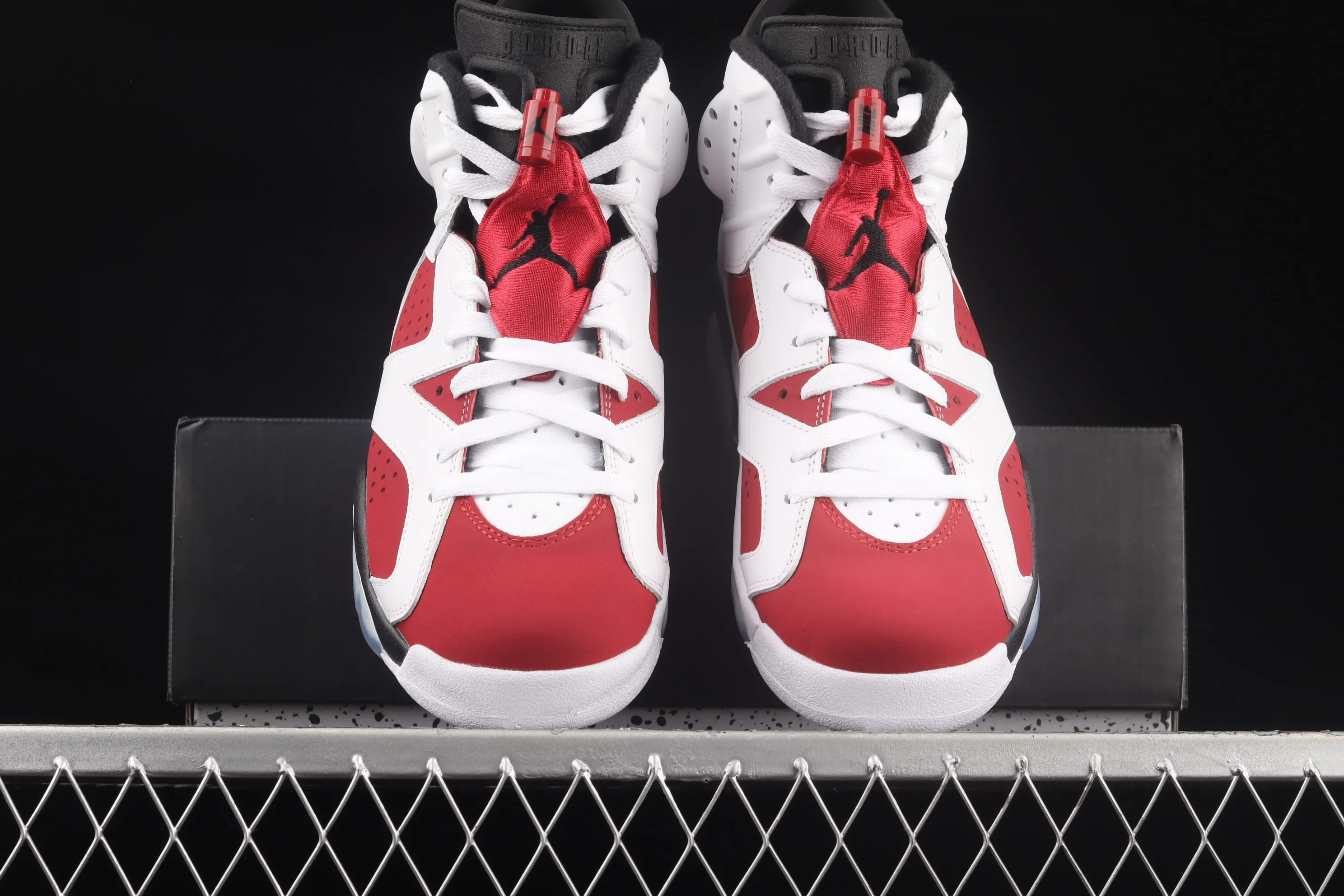All categories Air Jordan Jordan series basketball shoes Air Jordan 6 Air Jordan "Carmine" AJ6 Joe 6 Rouge White Red 2021 replica high-top basketball shoes CT8529-106